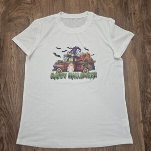 Spooky Halloween Womens T-Shirt - White